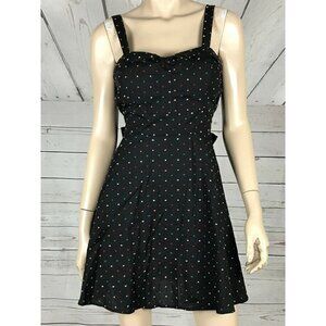 HEART SOUL Colorful Polka Dot Cotton Dress NWT L